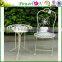 Discounted Cheap Vintage Wrought Iron Folding Table and Chair set