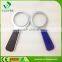 5x handle plastic magnifying glass with led light