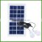 Rechargeable 12v DC solar lighting solar LED Flashlight 3.5W solar lighting system for home