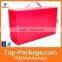 2016 New design plastic shoe box/ clear shoe box with handle