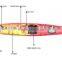 5.2m single sit in sea kayak with new footrest with rudder