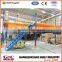 Warehouse Mezzanine Floor Covered with Steel Gratings