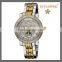Women High Quality Stainless Steel Multi-Function Calendar Clock Vintage Style Watch