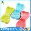 Green Bone Shaped Dog Bowl Personalized Dog Bowl Plastic Dog Bowls