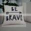 Throw English word printed cushions decorative polyester fiber pillow case