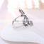 Top Quality Wholesale Fashion Silver Plated Jewelry Women Ring