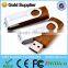 Wholesale custom rotatable wooden usb with free sample