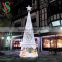 3D acrylic cone tree light LED 3D motif light Christmas lights