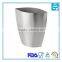 Round stainless steel flower vase
