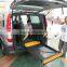 Economy high quality WL-D -880 wheelchair lift installed on van's rear door for disabled