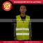 factory hot sale reflective safety vest yellow