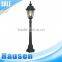 European clear seedy glass retro waterproof cast aluminum outdoor lighting
