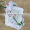 4.5CM white flower silk hair crown & white floral bridal girl's halo hair wreath accessory circlet jewelry