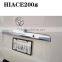 Chrome accessories rear door trim strips booth streamer for Toyota hiace 05-16