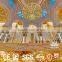Promotional top quality mosque prayer sheep skin carpet