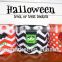 Wentou Personalized Halloween chevron trick or treat bucket
