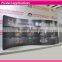 Christmas celebration backdrop tension wave tube fabric display