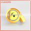 Bluetooth version 4.0 dual connection yellow small snail bluetooth earbuds for music/phonecall
