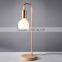 Manufacturer's premium modern led table lamp wood table lamp