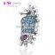 X114 Globalwin Sea Horse Diamond Charm 925 Silver 4.5mm Hole Charms Wholesale