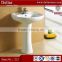 Deltar sanitary ware pedestal basin ,ceramic wash basin sink with full pedestal