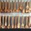 34cm long Bamboo Salad Slotted Spoon& Chef Spatula scoop