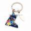 promotion custom high heel shaped metal keychain