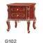 Classic bedroom furniture of wood carving solid wood queen bedroom set