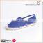 Brand new design leisure canvas espadrilles shoe