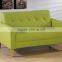 Hot sale modern small leather sectional living room sofa