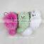 promotional fur plush keychain with fake fur