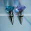 Shining Diamond Crystal Stainless Steel Wine Bottle Stopper Metal Bottle Cap Wine Stopper