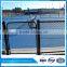 Black PVC coated chain mesh fencing