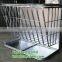 Galvanized Hay Rack with trough and top cover for Horse stall panels