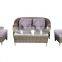 4 pieces outdoor rattan sofa set garden furniture