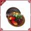 PE rattan handmade woven customized supermarket kitchen storage bread basket