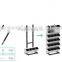 2014 china hot sale new design green wall rack display
