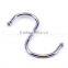 S Shower Curtain Hooks Rings,Polished Chrome Metal Bathroom Shower Curtain Hooks, S GOLDEN/CHROME/BRONZE