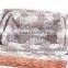 New Style Easy Baskets Small Wicker Box Cosmetic Boxes Wit Fabric Lining