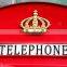 Botou Hengsheng 2015 Powder Coated Red Steel Metal Antique London Telephone Booth