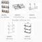 Innocrea Metal Over The Cabinet Spice Rack