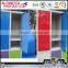 cheap price key lock knocked down structure 6 door school locker for dorm storage