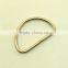 Nickel Plating Metal Hardware Ring / Wholesale Steel Rings / Metal D Ring