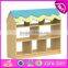 Handmade multi-function kindergarten children furniture wooden toy storage ideas W08C179