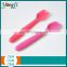 Newest Soft Tip Color Changing Heat Rubber Baby Fork Spoon