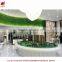High quality plastic green wall tiles artificial green wall