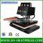 Swing head twin stations automatic heat press machine for sale, CE approved