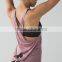 100% polyester Dry Fit Custom Logo printed cheap Sexy yoga tank tops