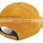 blank Suede baseball cap, Baseball Cap made in VietNam