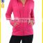 Woman Fitness Wholesale Zip Up Run Hoodies Custom Fleece Gym Hoodies